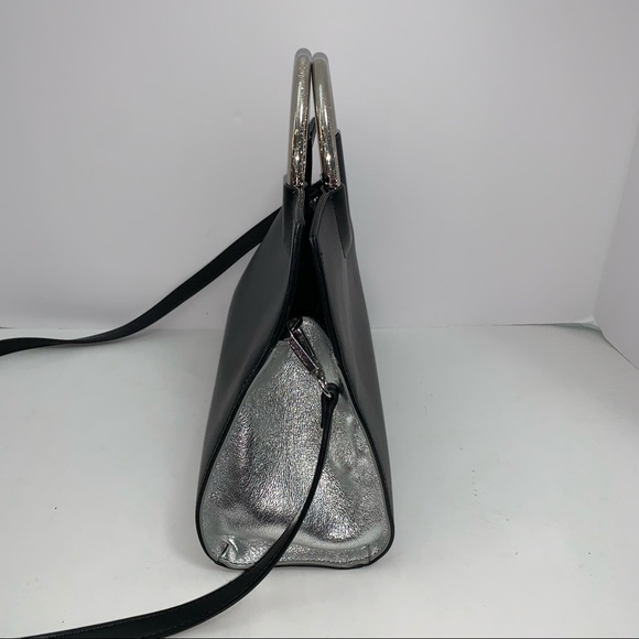 SAM EDELMAN Anthropologie black vegan purse hand bag crossbody bag - Picture 4 of 11